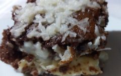 Bolo de Chocolate Assado com Recheio de Coco – Receita de Bolo Assado com Creme