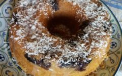 Bolo de Coco com Mirtilo – Receita da Massa do Bolo e da Cobertura