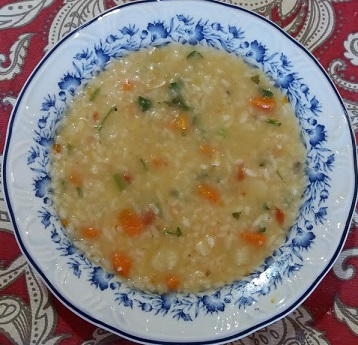 Sopa de Frango com Arroz e Legumes – Como Fazer, Ingredientes e Passo a Passo