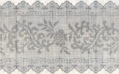 Gráfico de Crochê Filé com Rosas para Fazer Centro de Mesa, Tapete de Crochê ou Cortina