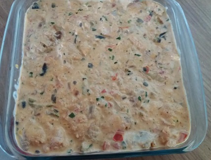 Berinjela com Molho de Peixe – Receita de Lasanha de Berinjela com Cação