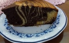 Bolo Listrado ou Zebra – Como Fazer Bolo Branco com Chocolate em listras, Receita PAP