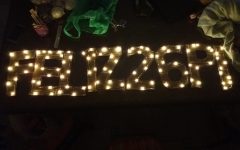 Letreiro Luminoso: Como Fazer em Casa com Papelão e Luzes de Natal