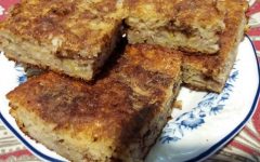 Bolo de Banana e Iogurte Batido na Mão – Receita Fácil de Torta de Banana