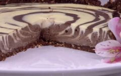 Sobremesa Bicolor do Mais Você 17/10/17 – Receita Cheesecake da Ana Maria Braga  Hoje