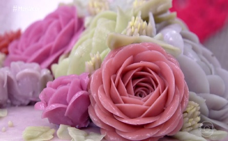 Flower Cake – Flor de Manteiga do Mais Você 13/10/17 – Receita de Confeitaria na Ana Maria Braga