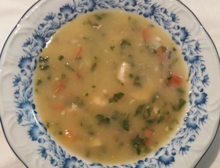 Caldo de Mandioca com Frango e Agrião – Receita de Creme de Mandioca Delicioso