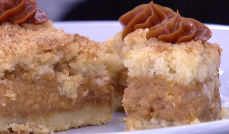 Bolo Farofa com Recheio de Doce de Leite com Coco e Damasco – Receita Mais Você 01/02/18