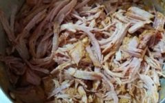 Lanche de Pernil Desfiado – Como Fazer e Ingredientes da Receita de Carne de Porco Desfiada no Pão Francês