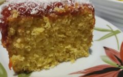 Bolo de Milho Verde com Goiabada Cremosa e Coco – Bolo Grande e Macio de Milho Verde