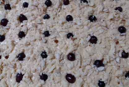 Receita de Cuca de Uva com Castanhas – Como Fazer Massa da Cuca, Recheio e a Farofa de Cobertura