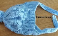 Touca de Tricô para Bebê Recém-Nascido – Receita de Gorro Infantil com Tapa Orelhas