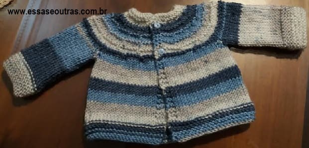 Casaquinho Rápido de Fazer em Tricô para Bebês Prematuros – Receita Passo a Passo com Foto