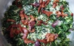 Catalônia com Bacon e Azeitonas – Como Temperar Catalonha ou Verdura Refogada