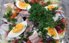 Salada Colorida com Sardinha e Legumes – Salada Nutritiva e Pouco Calórica