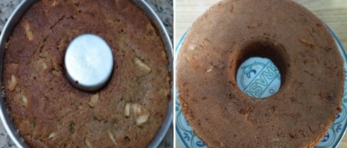 Bolo com Casca de Maçã na Massa – Como Fazer Bolo Integral de Maçã