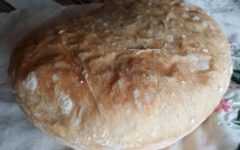 Pão Sem Sova Assado na Panela Pão Econômico e com Casca Crocante