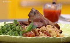 Arroz de Forno com Costelinha Receita Ana Maria Braga Mais Você 02/10/
