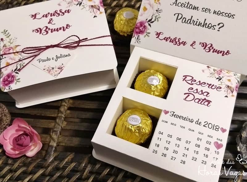 Convites para Padrinhos de Casamento: Lembrancinhas e Presentes Baratos