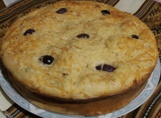 Torta de Sardinha e Palmito Receita Fácil Massa Recheio Torta Salgada