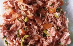Recheio de Linguiça Calabresa Ralada e Temperada para Esfiha, Pizzas, Pastéis