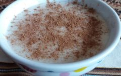 Mingau de Puba com Coco Como Fazer Creme de Mandioca Fermentada