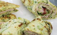 Rolinho de Abobrinha do Mais Você 04/02/19 Receita de Panqueca da Ana