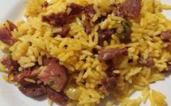 Arroz com Carne Seca e Linguiça – Como Fazer Arroz Maria Isabel