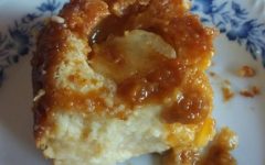 Pudim de Pão com Calda de Banana Como Fazer Pudim de Pão Cremoso