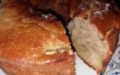 Bolo de Casca de Maçã com Leite de Coco e Canela – Como Fazer