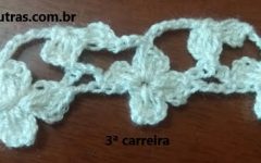 Ponto Margaridinha de Crochê – Como Fazer Carreiras Formando Flor
