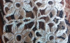 Ponto de Crochê Delicado de Blusa Unir Square Diferença Dois e Um Fio