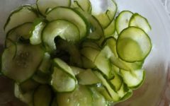 Sunomono de Pepino Japonês Agridoce Como Fazer Salada, Ingredientes