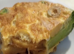 Omelete de Brócolis, Batatas e Requeijão Como Fazer Tortilla de Batatas