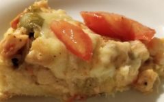 Torta aberta com Massa de Levain – Recheio de Palmito e Aspargo Fresco