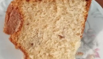 Bolo de Claras com Castanha do Pará, Tangerina e Maçã – Receita