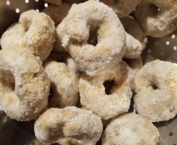 Rosquinha de Pinga Açucarada, Receita Rosquinha de Cachaça Assada