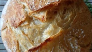 Pão na Panela de Ferro com Fermentação Lenta – Como Fazer, Cuidados