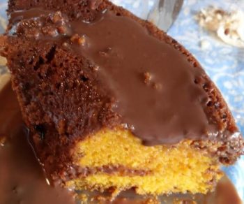 Bolo de Cenoura com Cobertura de Leite Ninho – Receita
