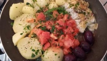 Bacalhau Rápido – Receita de Bacalhau com Batatas e Azeitonas Fácil