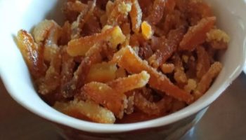 Casquinhas de laranja, Limão e Tangerina Açucaradas – Como Fazer