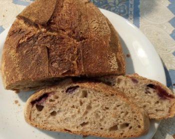 Pão Semi-integral com Azeitonas – Massa de Fermentação Natural