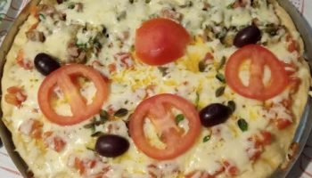 Massa de Pizza Rápida de Fermento Biológico Seco Pizza Doce Salgada