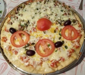 Massa de Pizza Rápida de Fermento Biológico Seco Pizza Doce Salgada