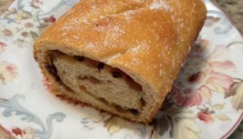 Pão Doce com Frutas Cristalizadas e Secas – Massa com Levain e Leite