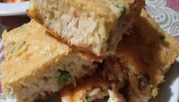 Torta de Frango com Massa de Milho Verde – Massa e Recheio de Frango