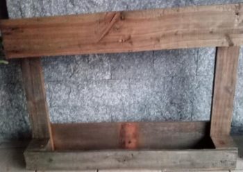 Pintura em Pallet – Suporte para Flores de Pallet Decorado