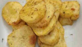 Batata Doce Temperada Assada na Airfrayer – Batata Doce Crocante