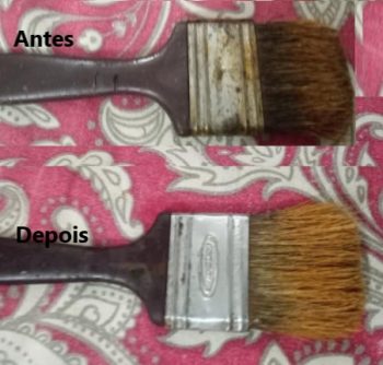 Como Recuperar Pincel Duro e Sujo – Pincel Endurecido, Como Resolver