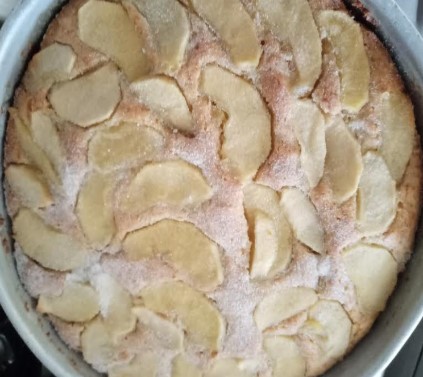 bolo-de-maçã-fofo-fácil-rápido-receita